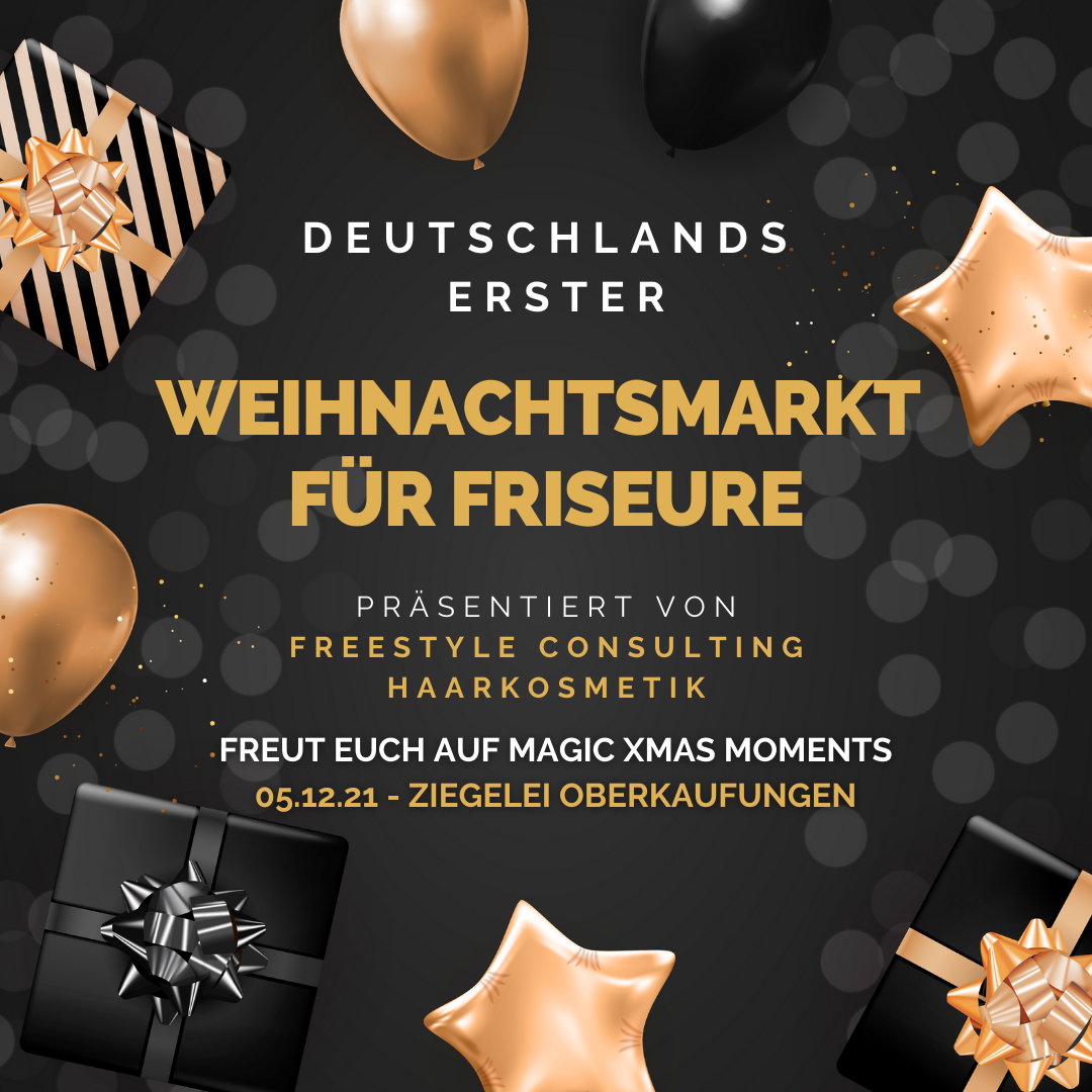 Deutschlands erster Weihnachtsmarkt für Friseure