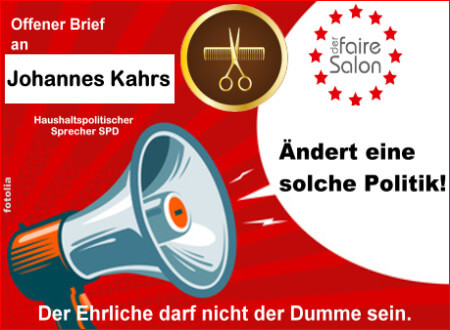 Offener Brief – Haushaltspolitischer Sprecher SPD