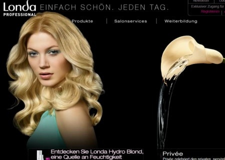 Londa Professional präsentiert sich im neuen Web-Look
