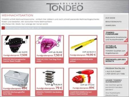 TONDEO Weihnachtsaktion