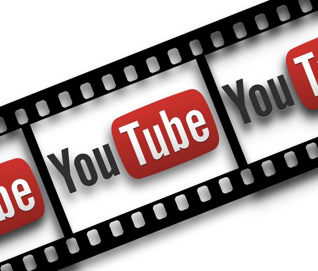 Filmstreifen mit YouTube-Motiven als Aufmacher der Friseur-News Mediathek