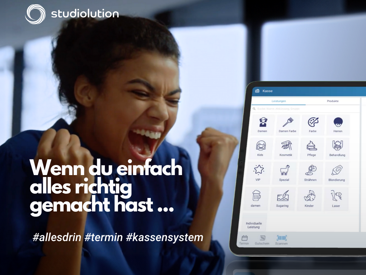 studiolution Kassensystem im Friseursalon