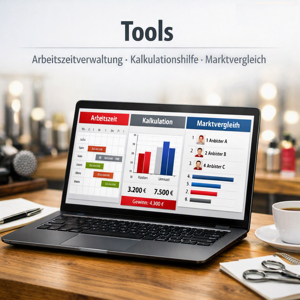 Tools: Arbeitszeitverwaltung, Kalkulationshilfe und Marktvergleich