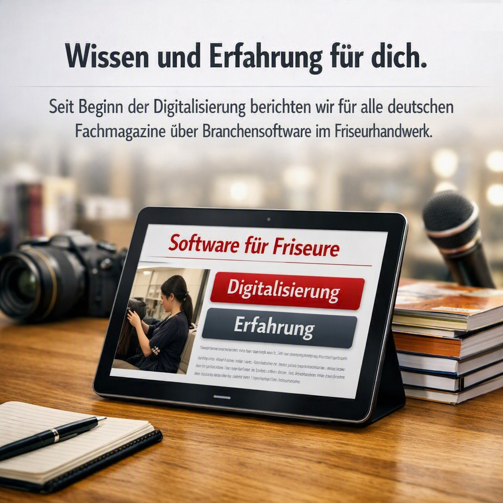 Wissen und Erfahrung zu Branchensoftware im Friseurhandwerk