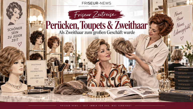 Perücken, Toupets und goldene Zeiten – als Zweithaar zum großen Geschäft wurde