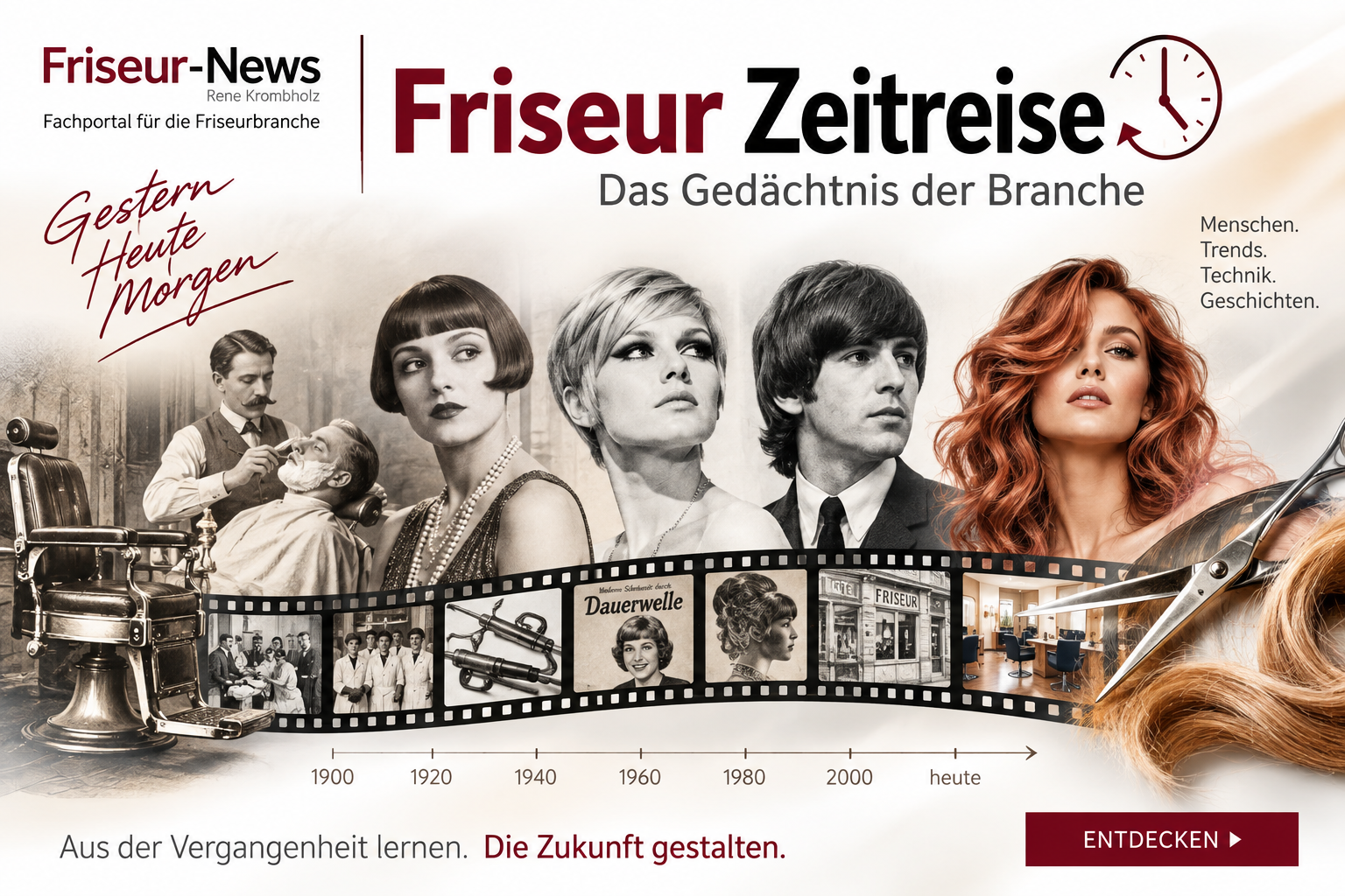 Friseur Zeitreise – historische und moderne Friseurbranche